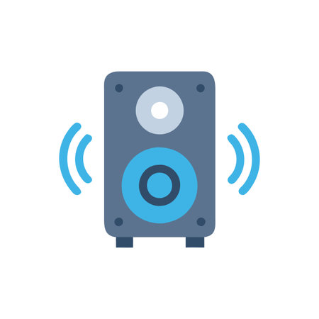 Speaker Icon Design for Music Loversのイラスト素材