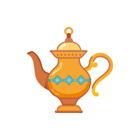 Vintage Teapot Icon for Tea Loversのイラスト素材