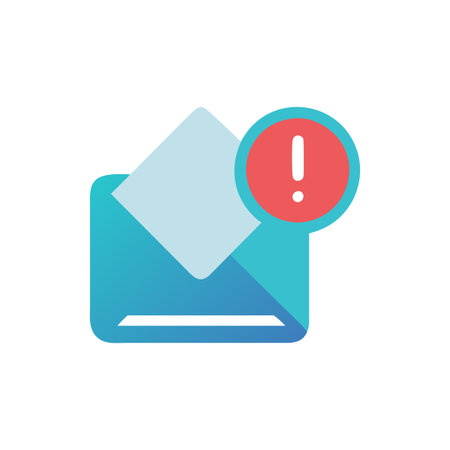 Email Alert Icon for Notificationsのイラスト素材