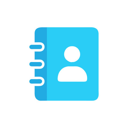 Icon for Contacts and Personal Informationのイラスト素材