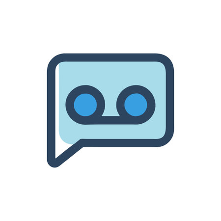 Modern Voicemail Icon for User Interactionのイラスト素材