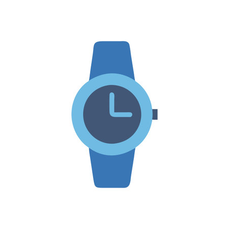 Wristwatch Dial Icon for Timekeepingのイラスト素材