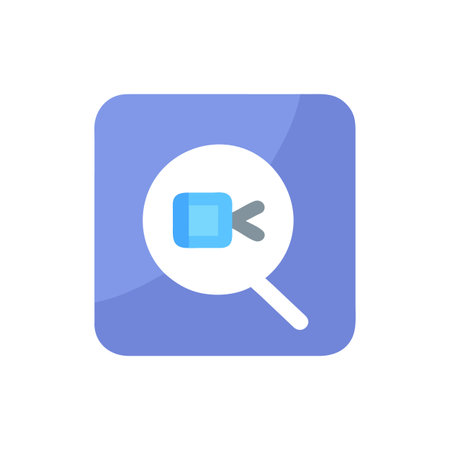 Modern Zoom Icon for User Engagementのイラスト素材