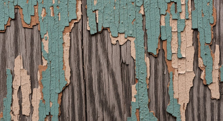 Rustic wood texture with peeling paint background image resourceの写真素材