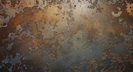 Abstract textured surface with rust and oxidation patterns