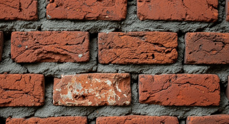 Rustic brick wall background showcasing textures and patterns