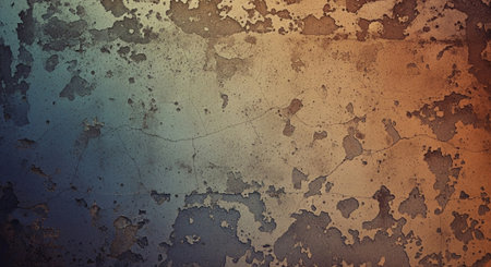 Abstract cracked wall texture with gradient color backgroundの写真素材