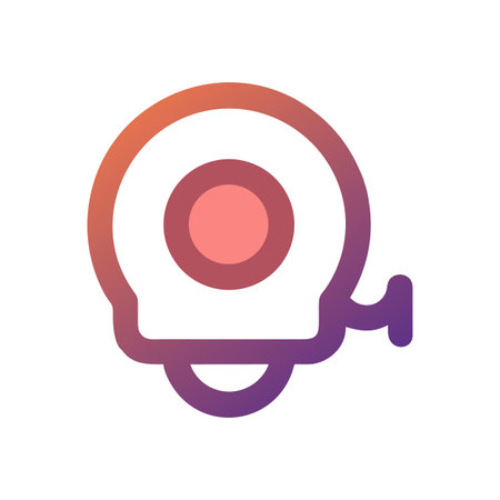 Gradient tape dispenser icon on White Background design elementのイラスト素材