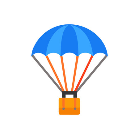 Fitness Adjustable Speed Parachute Iconのイラスト素材