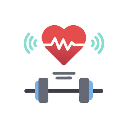 Versatile Smart Gym Heart Rate Sensor Iconのイラスト素材