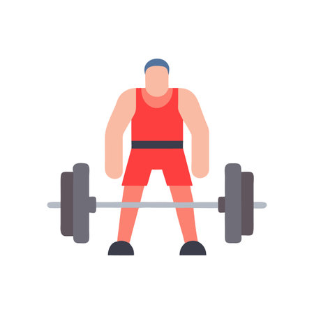 Innovative Powerlifting Deadlift Jack Iconのイラスト素材