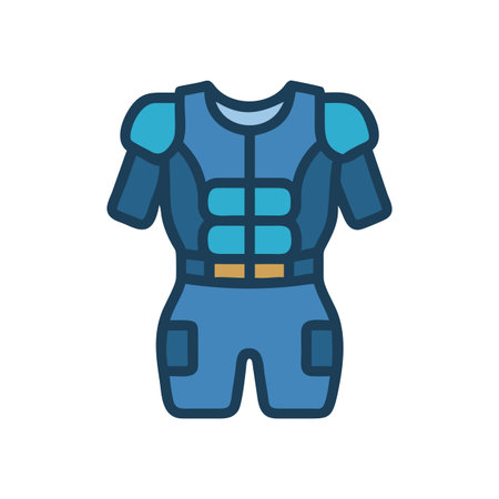 Dynamic Weighted Resistance Suit Iconのイラスト素材