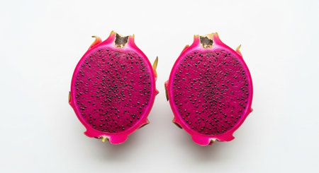 Fresh Fruits Photography on Clean Backgroundの写真素材