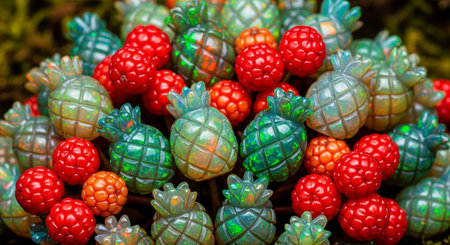 Fresh Fruits Photography on Clean Backgroundの写真素材