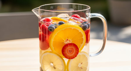 Fresh Fruits Photography on Clean Backgroundの写真素材