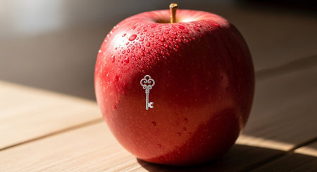 Fresh Fruits Photography on Clean Backgroundの写真素材