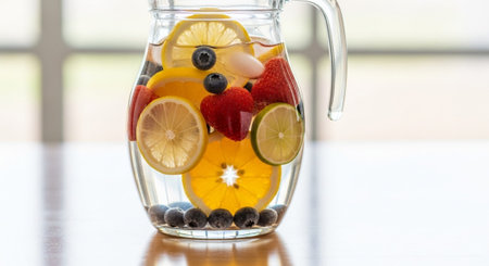 Fresh Fruits Photography on Clean Backgroundの写真素材