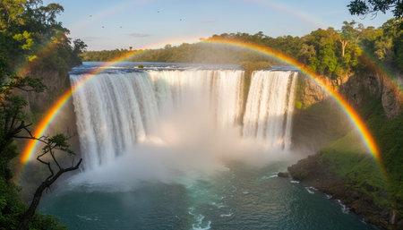 Natural Landscape Photography for Background Useの写真素材