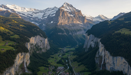 Natural Landscape Photography for Background Useの写真素材