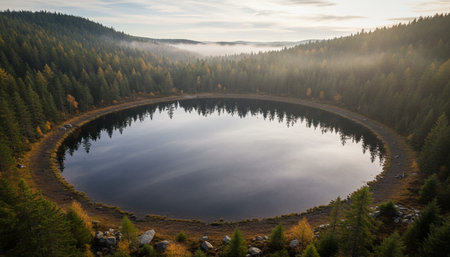 Natural Landscape Photography for Background Useの写真素材