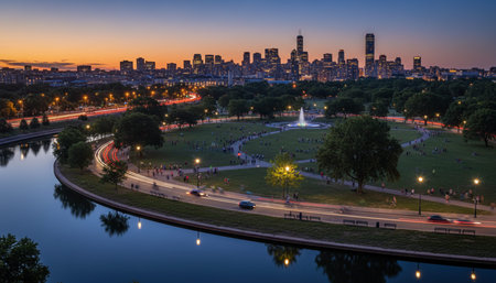 Natural Landscape Photography for Background Useの写真素材