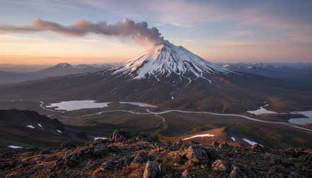 Natural Landscape Photography for Background Useの写真素材