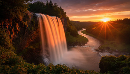 Natural Landscape Photography for Background Useの写真素材