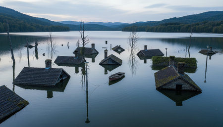 Natural Landscape Photography for Background Useの写真素材