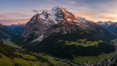 Natural Landscape Photography for Background Useの写真素材