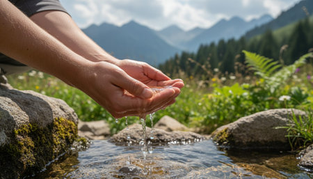 Natural Landscape Photography for Background Useの写真素材