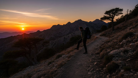 Natural Landscape Photography for Background Useの写真素材