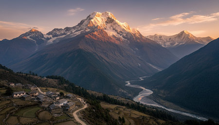 Natural Landscape Photography for Background Useの写真素材