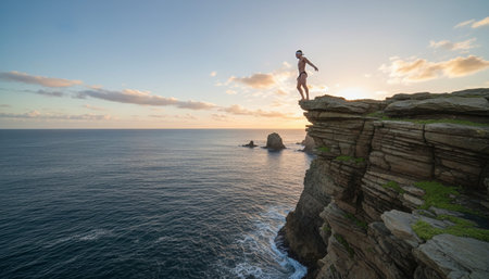 Natural Landscape Photography for Background Useの写真素材