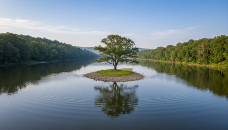 Natural Landscape Photography for Background Useの写真素材
