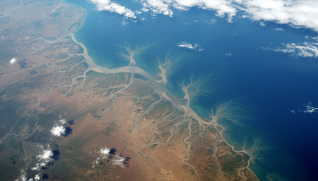 Natural Landscape Photography for Background Useの写真素材