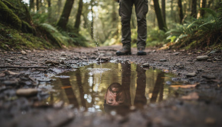 Natural Landscape Photography for Background Useの写真素材