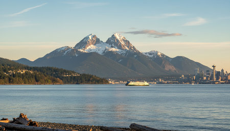 Natural Landscape Photography for Background Useの写真素材