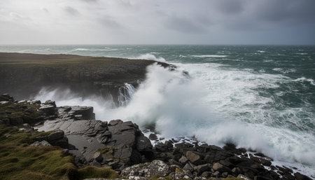 Natural Landscape Photography for Background Useの写真素材