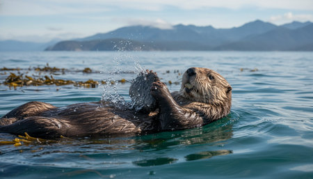 Natural Landscape Photography for Background Useの写真素材