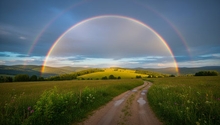 Natural Landscape Photography for Background Useの写真素材