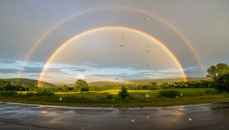 Natural Landscape Photography for Background Useの写真素材