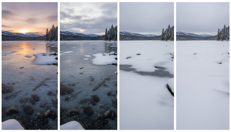 Natural Landscape Photography for Background Useの写真素材