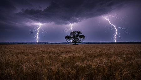 Natural Landscape Photography for Background Useの写真素材