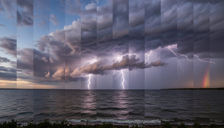 Natural Landscape Photography for Background Useの写真素材