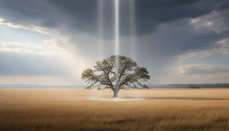 Natural Landscape Photography for Background Useの写真素材