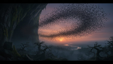 Natural Landscape Photography for Background Useの写真素材