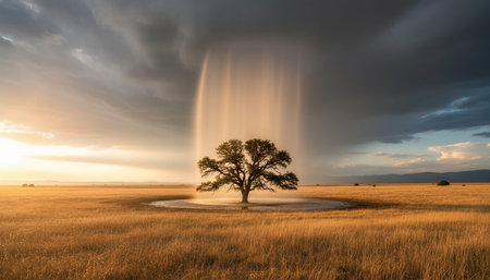 Natural Landscape Photography for Background Useの写真素材