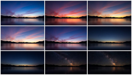 Natural Landscape Photography for Background Useの写真素材