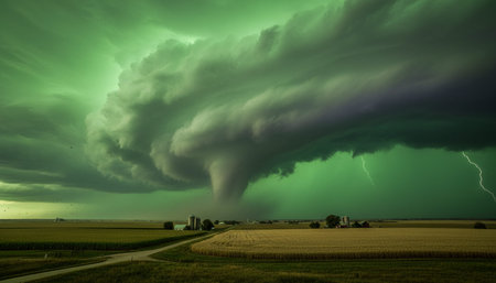 Natural Landscape Photography for Background Useの写真素材