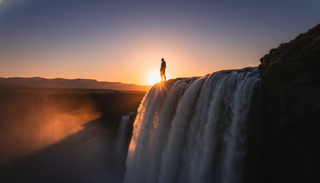 Natural Landscape Photography for Background Useの写真素材